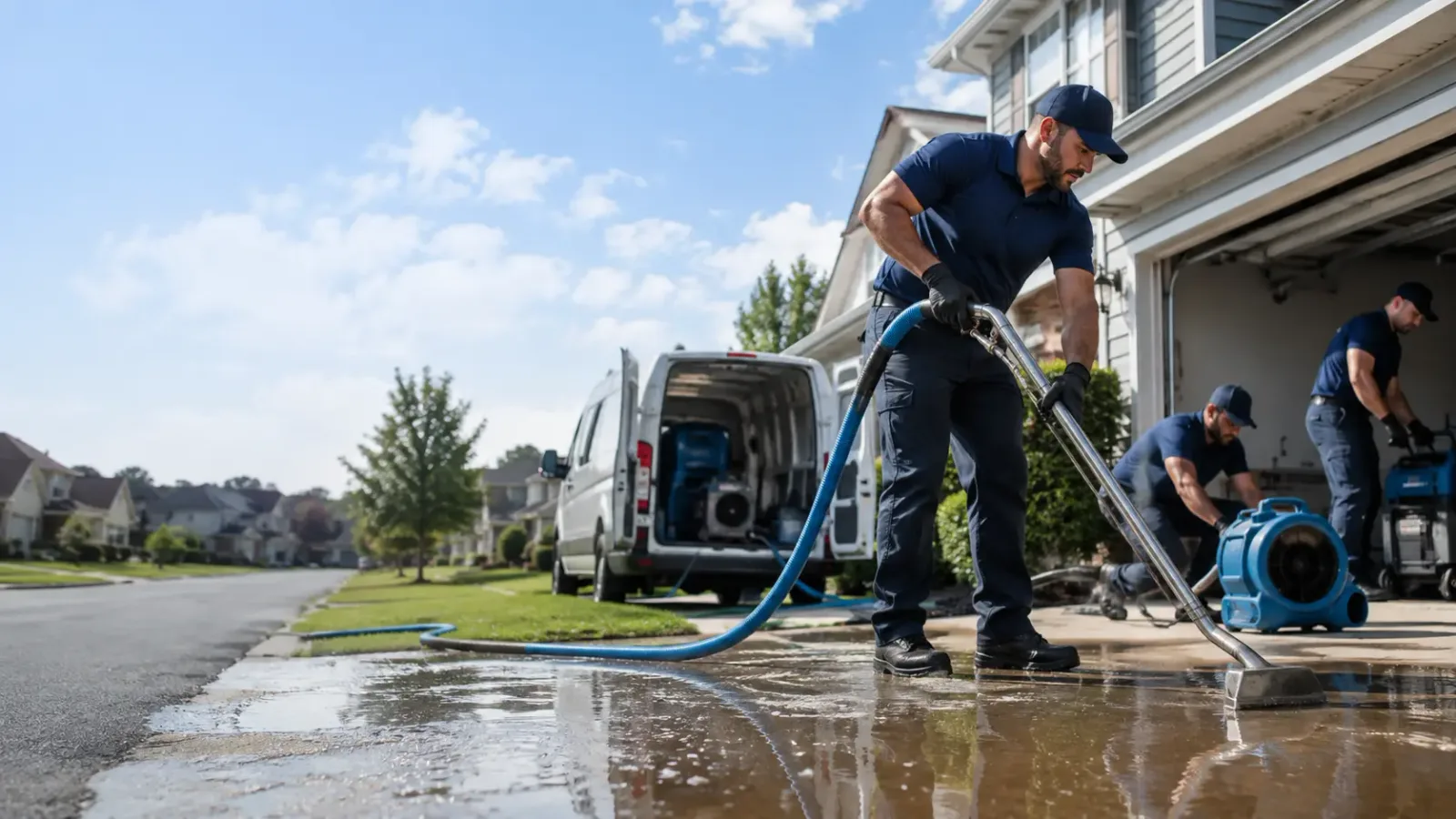 Flood Damage Restoration in French Camp, CA